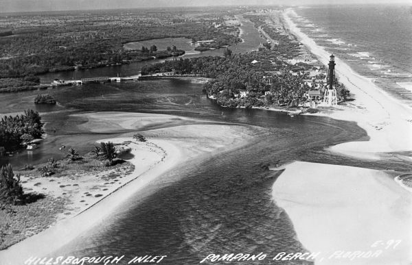 Hillsboro Inlet Lighthouse, Pompano Beach, Florida, constructed 1907